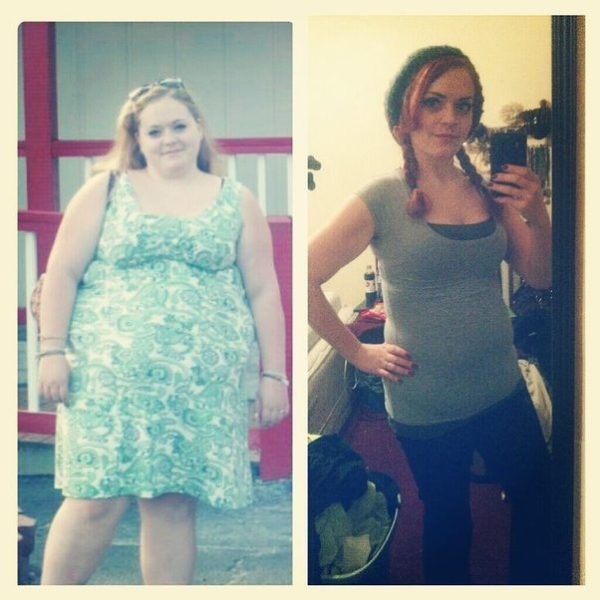 antes e depois da dieta